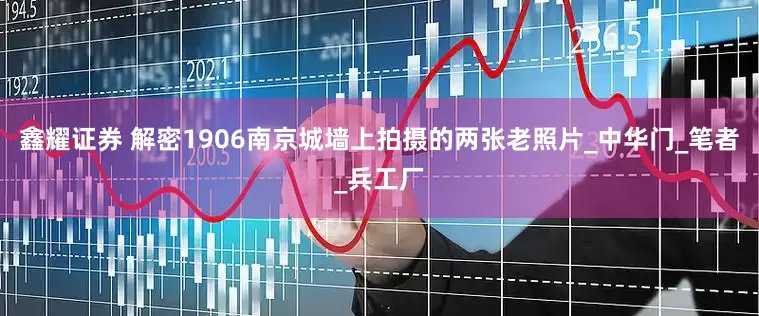 鑫耀证券 解密1906南京城墙上拍摄的两张老照片_中华门_笔者_兵工厂