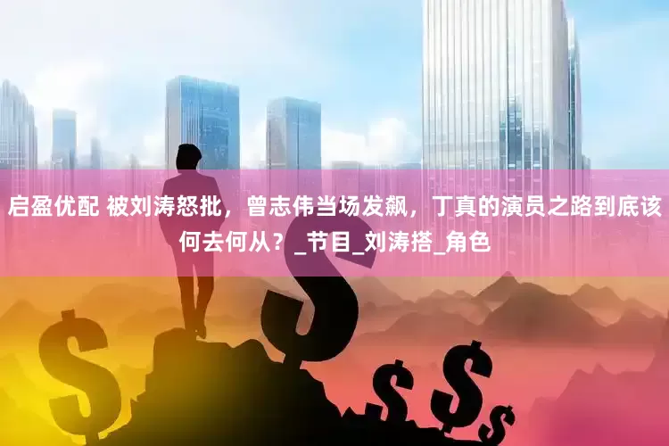 启盈优配 被刘涛怒批，曾志伟当场发飙，丁真的演员之路到底该何去何从？_节目_刘涛搭_角色