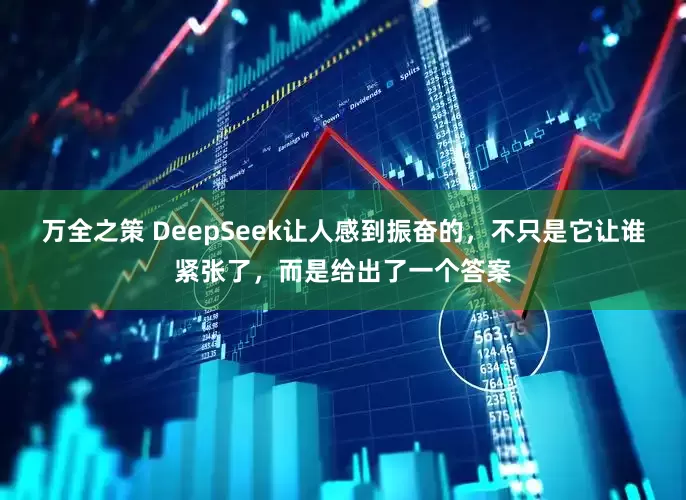 万全之策 DeepSeek让人感到振奋的，不只是它让谁紧张了，而是给出了一个答案